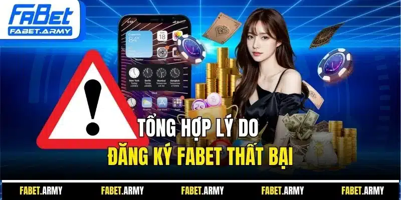 Tổng hợp lý do đăng ký FABET thất bại